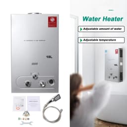 Hot Water Heater Instant Gas Water Heater Propane Gas Boilerr 6-18L Home Appliance Heaters Outdoor Camping With Shower Head Kit