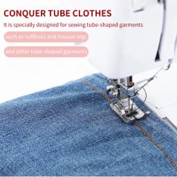 728 Household Mini Sewing Machine Electric 14 Stitches Sewing Machine with Extension Table Multifunctional Design UK