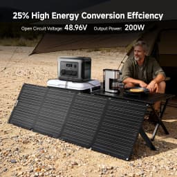 ALLPOWERS Foldable Portable Solar Panel 400W / 200W / 140W / 100W Solar Generator Charger & Solar Output for Power Station Camping RV