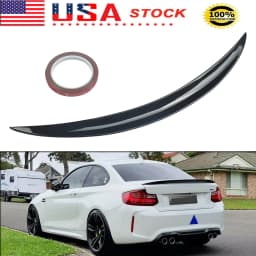 For BMW 2 Series F22 Tail Spoilers Lip F87 218d 220d 230i M2 2014-2020 Coupe Gloss Black Rear Trunk Boot Lip Spoiler MP Style