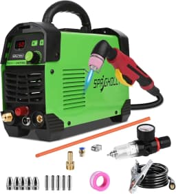 SPRIGHOLLY Plasma Cutter 50Amp 240V HF Non-Touch Pilot Arc Plasma Cutting Machine, 3/5"(16 mm) Max Cut New Upgrade CUT50L