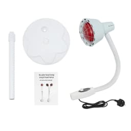 Infra Red Lamp with 275W High Power Light Source, Single Head Type Far Infrared Therapy Lamp, 360°Rotating Infrared Light Device