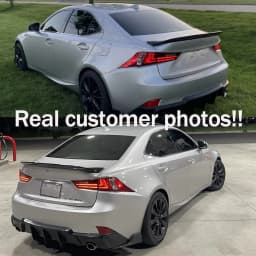 Gloss Black Duckbill Rear Trunk Spoiler Wing For Lexus IS200 IS250 IS350 IS300