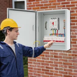Electrical Box IP55 Wall-Mounted Project Distribution Box Outdoor Cold-rolled Steel Industrial Panel Board 50*40CM
