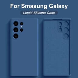 Fashion Liquid Silicone Case For Samsung S23 S24 Ultra S21 Plus S20 Fe A54 A53 A52 A34 Phone Cases Shockproof Cover Accessories