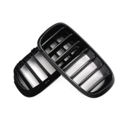 2pcs Car Grilles Front Bumper Grille Replacement Exterior Styling Decoration Compatible For F15/F16 X5 X6 2014-2017