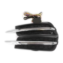 2Pcs LED DRL Daytime Running Light for Chevy Chevrolet Cruze 2011-2015 Car Fog Turn Signal Lamp Driving Daylights 3Color Bumper