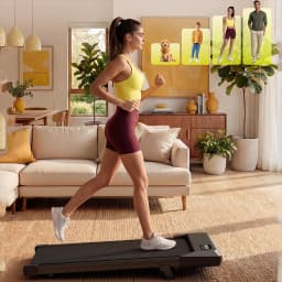 Superun 16.14 * 31.50 Inches Run Belt Walking Pad Treadmills, 1.2 HP 2.5 MPH-4 KPH Pad Treadmill 250 lbs Capacity