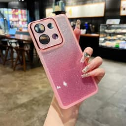 Luxury Bling Soft Silicone Glitter Paper Case For Xiaomi Redmi Note 13 13ProPlus 13C 12S 12C 11S 10C POCO X6 M6 Pro Clear Cover