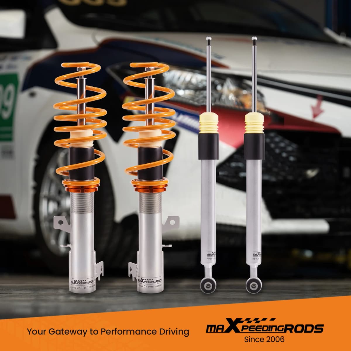 Coilovers For Ford Fiesta VII MK6 VI JA8 Shock Absorbers Shock Lowering Suspension Coil Spring Kit for Ford Fiesta MK7