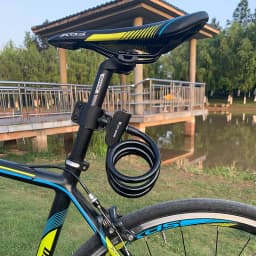 WEST BIKING Bike Cable Lock Multicolor Anti-theft Locks for Bicycle Electric Bike Motorcycle Copper Core Durable Steel MTB Lock