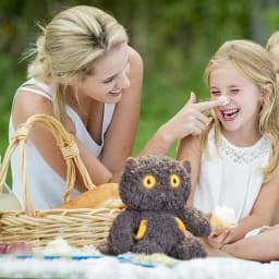 Cat Plush Toys Rotatable Head Stuffed Doll Sleeping Companion Children Birthday Christmas Gift