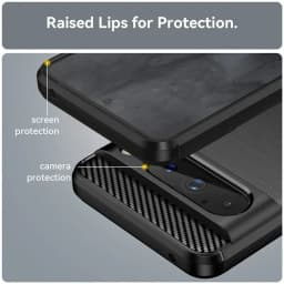 For Google Pixel 2 3 3A 4 4A 5G 5 XL Cases Carbon Fiber Soft TPU Matte Silicone Phone Cases For Pixel 6 6A 7 7A 8 Pro Back Cover
