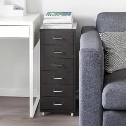 Metal Vertical File Cabinet with Wheels Durable, Free Standing 5-Drawer for Office Bedroom