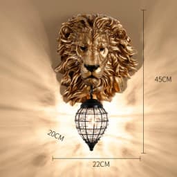 LED Wall Lamp Lighting Fixtures Resin Art Sculptures Home Wall Sconce Lights