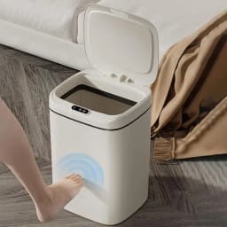 Smart Sensor Trash Can Automatic Garbage Can For Bathroom Motion Sensor Garbage Bin Large Capacity Trash Can With Lid For