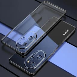 Honor200 200lite Luxury Plating Clear Case For Huawei Honor 200 Lite Pro 5g 2024 Soft Silicone Transparent Bumper Back Cover