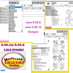Latest 2024 W-ur-th WOW V5.00.12 WOW 5.00.8 R2 Car Software Multi-languages with Keygen For Tcs Multi-diag Cars Diagnostic Tool