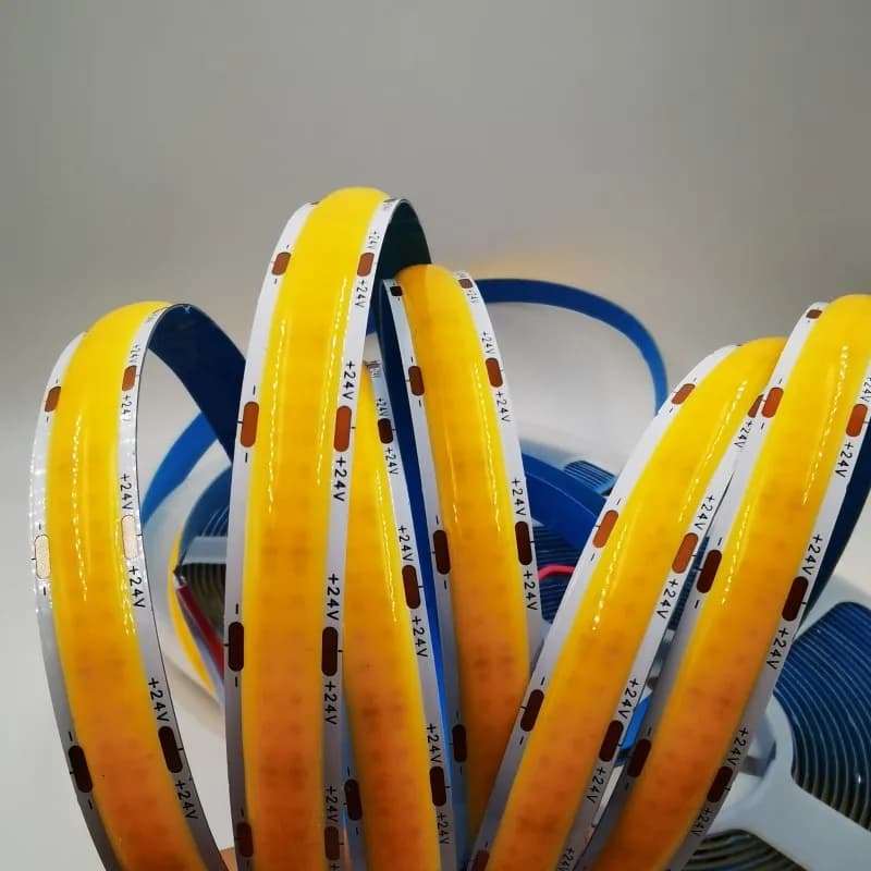 5M DC12V 24V Double Row COB LED Strip 600LEDs/m Super Bright Flexible Dimmable Led Tape RA90 Led Lighting 3000K 4000K 6500K