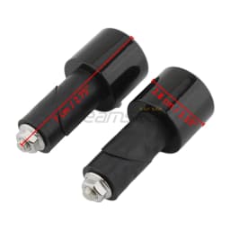 2Pcs Handlebar End Plugs Handle Grip Cap 18MM for Yamaha VMAX 400 500 1200 450 540 1700 Motorcycle Accessories Black Slider