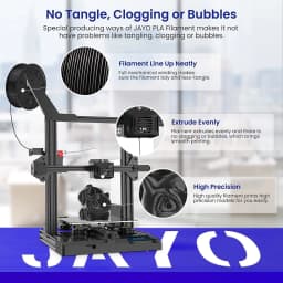 JAYO 3D PETG/PLA/SILK PLA+ Printer Filament 1.75mm 11KG 100% No Bubble non-toxic 3D Printing Materials for 3D Printer&3D Pen