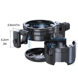Stroller Water Bottle Holder Toddler Stroller Water Bottle Holder Clamp-On Multi-Functional Motorcycle Mount Organizer Quick