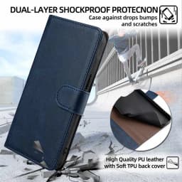 Moto G34 Protect Cover Leather Flip Wallet Case For Motorola G84 G34 G24 G14 G04 G54 5G Eur Edition Phone Bag With RFID Blocking