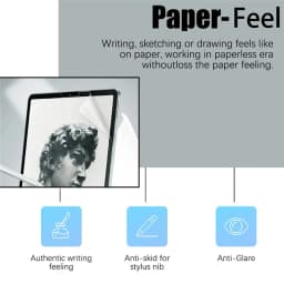 3Pcs Paper Feel Like Screen Protector for Samsung Galaxy Tab S10 Ultra Plus S10+ Film No Glass