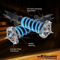 Shock Absorber Coilover Spring kit For NISSAN JUKE 11-17, 24 Level Adjustable Damper
