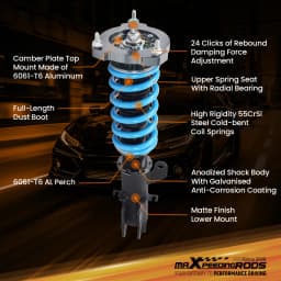 Shock Absorber Coilover Spring kit For NISSAN JUKE 11-17, 24 Level Adjustable Damper