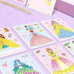 Educational Poking Painting Pocket Watercolor Kit For Girls Ages 3-8 Art Paper Craft Kit Kids Toys Children's Arts And Crafts