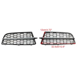 Artudatech 2PCS Front Bumper Fog Light Cover Bezel Grill Grille Fit for BMW F20 F21 2011-2015 M