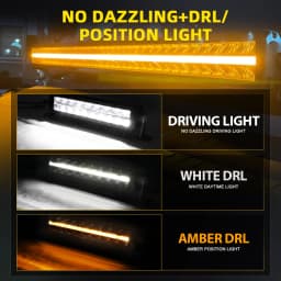 CO LIGHT ECE R112 R10 R7 32" LED Light Bar Single Row Flood Spot Combo Beam DRL Off Road Lights for Trucks ATV UTV Boat Pickup