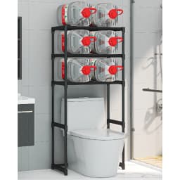 Over-The-Toilet Storage Rack, 3-Tier Bathroom Over Toilet Storage Space Saver Bathroom Shelves Over Toilet For Bathroom Restroom