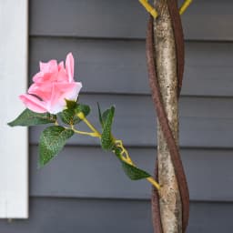 Outsunny Set of 1/2 90cm Artificial Rose Tree, Fake Decorative Plant