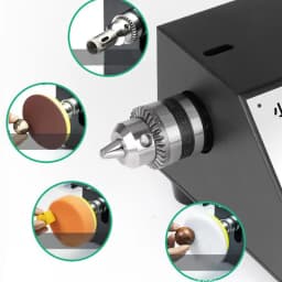 Benchtop Grinder Precision Belt Sander 350W Bench Grinder With 10 Sanding Belts Table High-Speed Sander For Metal Woodworking
