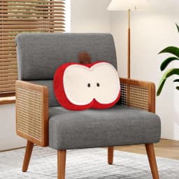 Plush Fruit Pillows Fruit Pillows For Couch Adorable Lumbar Spine Waist Supporter Cartoon Comfortable Stuffed Hugging Toy