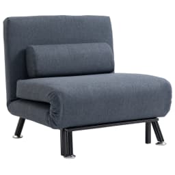 HOMCOM Folding 5 Position Convertible Sleeper Chair Sofa Bed