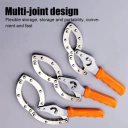 Adjustable Oil Filter Pliers Adjustable Oil Filter Removal Pliers Wrench Handcuff Design Precise Fit Vehicle Maintenance Gadget