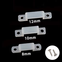 Up To 50X WATERPROOF LED STRIP LIGHT MOUNTING CLIPS CLAMPS 5050 5630 RGB 7020