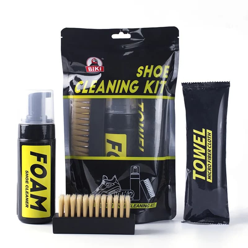 Shoes Cleaner foam dry cleaning suit 150ML Water-Free Foam Sneakers Cleaner Shoe Brush Shoe Cloth Work on White Shoe,Suede,Boot