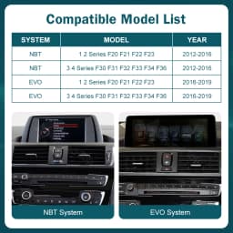 12.3 Wireless CarPlay Android Auto Multimedia Linux Screen For BMW 1 2 3 4 Series F20 F21 F22 F30 F31 F32 F33 NBT OR EVO