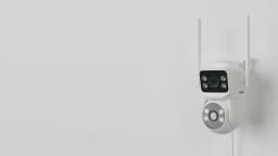 GENBOLT PTZ WiFi Security Camera Outdoor, CCTV Camera with Dual View, Lens Home Surveillance IP Camera with Color Night