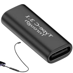 1pcs USB Type C Adapter Female to Female 10GBbps Portable Charge Adapter Fast Charging Cable for Phone Tablet Sync Adapter