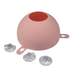 Decoration of dome shaped cave feeding boxes for reptiles such as geckos, tree frogs, lizards, etc