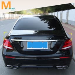 MagicKit Rear Trunk Spoiler Wing for 2016 2017 2018 2019 Mercedes Benz E-Class W213 4Door Saloon AMG Style Bodykits Tuning