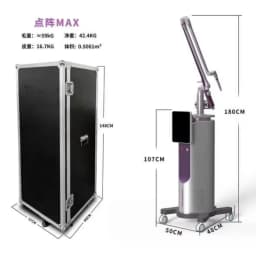 New Fractional Laser Machine Professional Portable Co2 Bison Device 4d Fotona Mini Skin Gestational Mark Treatment Device Salon
