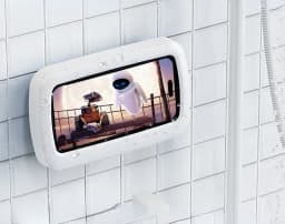 Bathroom Phone Stand Waterproof and Anti-fog Mobile Phone Wall Hanging Can Be Rotated Storage Stand