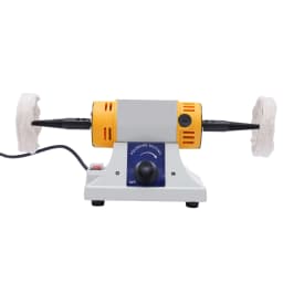 320W Dual-head Polishing Machine Adjustable Speed Tabletop Grinder Jewelry Polisher Bench Lathe Polish Tool