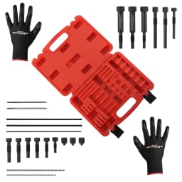 22pcs Glow Plug Electrodes Removal Tool Set M8 & M10 Glow Plugs Threads 22x Glow Plug Removal Remover Tools